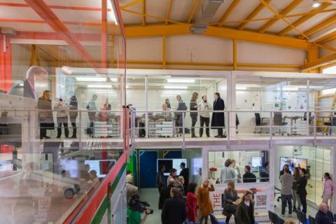 <p>Inauguration of IdeaSquare (Image: Jean-Claude Gadmer/CERN)</p> <p>Inauguration of IdeaSquare (Image: Jean-Claude Gadmer/CERN)</p>